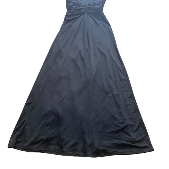 maxandcleo Black One Shoulder Long Maxi Dress Size 6 - Picture 8 of 14